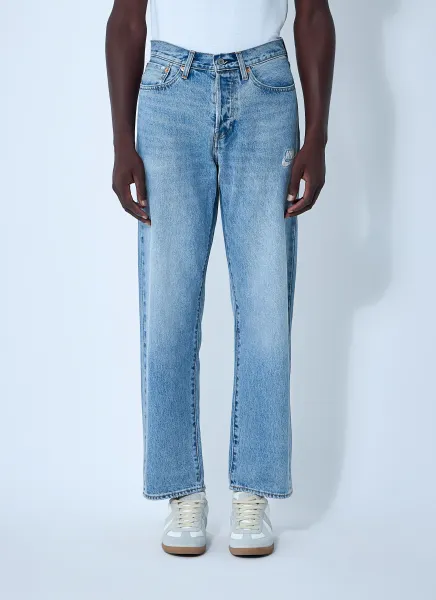 Logo Motif Denim Jeans