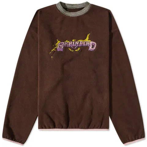 Evil Eyes Fleece Mock Neck Sweat