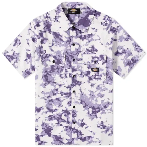 Short Sleeve Sunburg Tie Dye Shirt