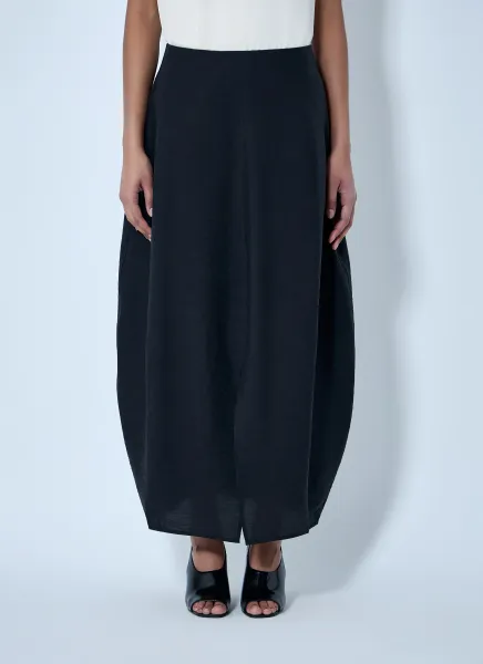 Maxi Skirt in Textured Fabric