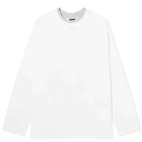 Double Neck Longsleeve Pocket T-shirt