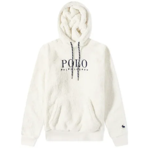 Borg Fleece Popover Hoodie