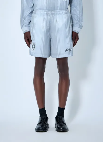 Striped Elasticated Shorts