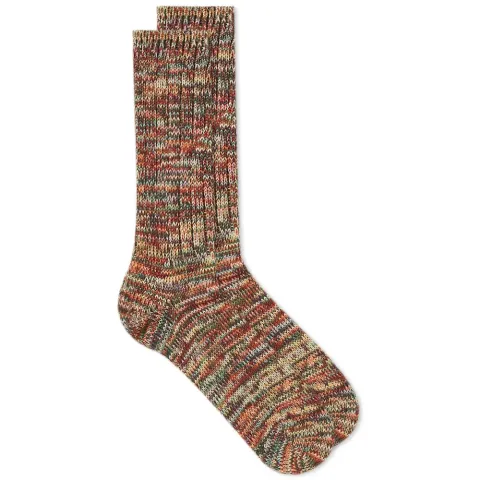 5 Colour Mix Crew Sock