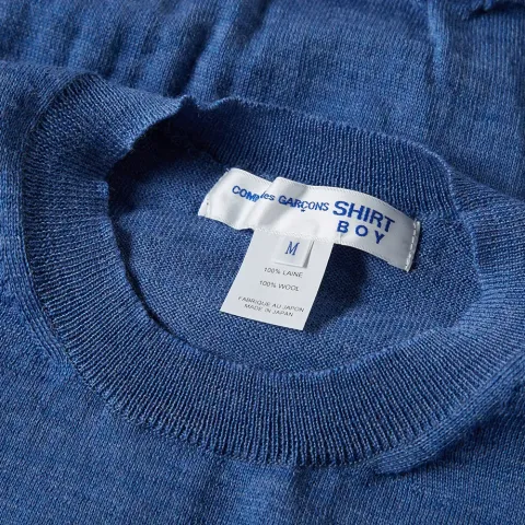 Comme des Garcons SHIRT BOY Logo Crew Knit