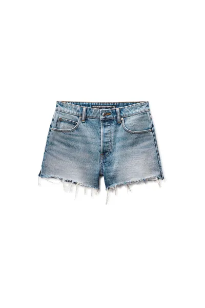 Distressed Logo Bite Short
