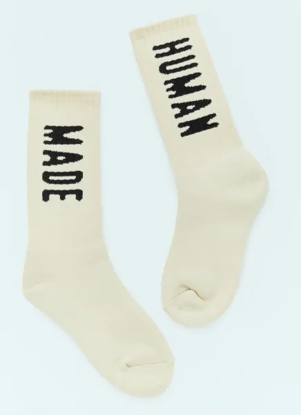 Logo Jacquard Socks