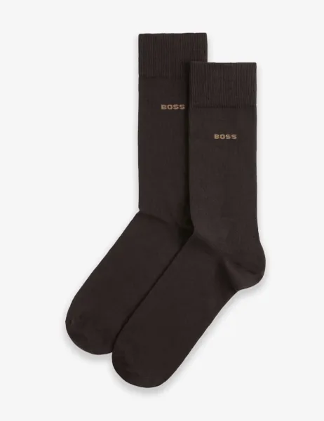 Boss 2 Pack Cotton Rich Ankle Socks