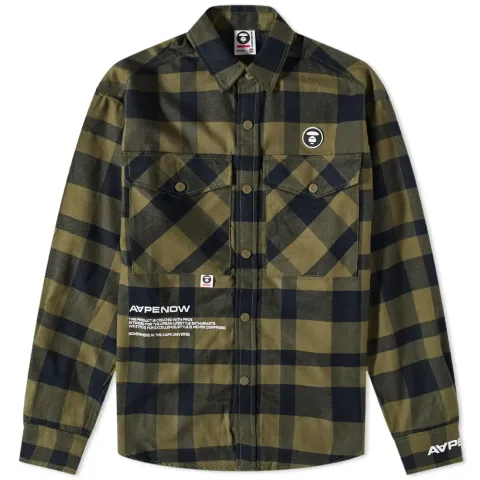 AAPE AAPE Now Check Flannel Shirt