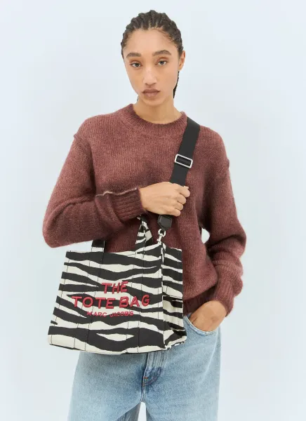 The Zebra Canvas Medium Tote Bag