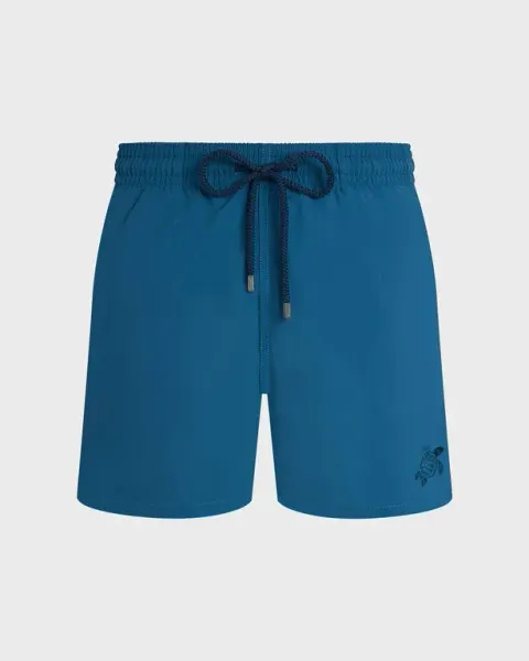Vilebrequin Men Swim Shorts Water-reactive Micro Ronde Des Tortues