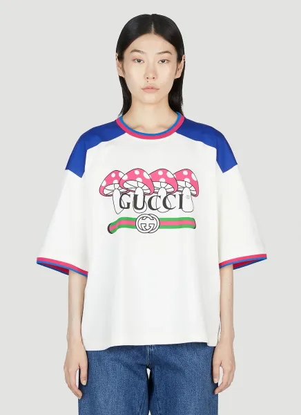 Mushroom Print T-Shirt