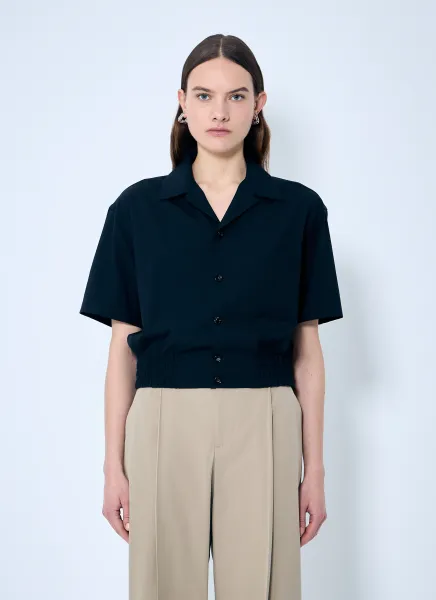 Wool Camp Collar Shirt