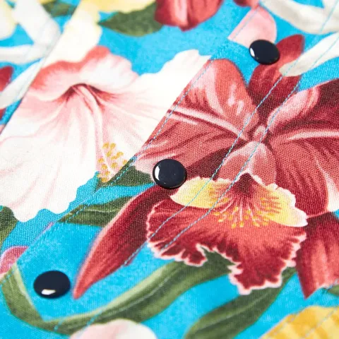 Floral Pat Pullover Jacket