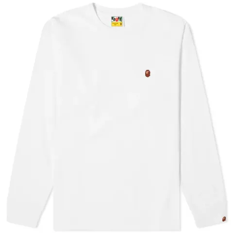 Long Sleeve Ape Head One Point T-Shirt