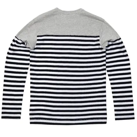 Comme des Garcons SHIRT Long Sleeve Border Stripe Tee