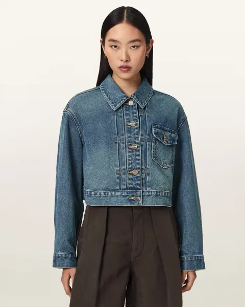 Blink Cropped Denim Jacket