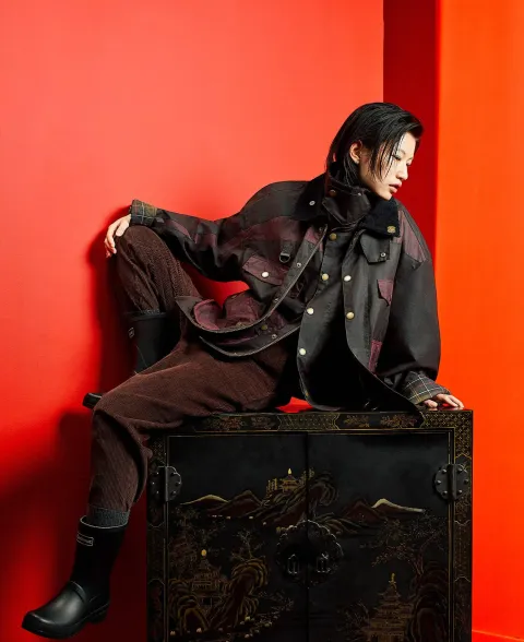 x Feng Chen Wang Porter Waxed Jacket