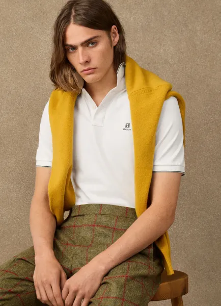 Classic Fit Short Sleeve Tipped Polo