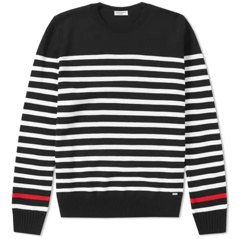 Stripe Crew Knit