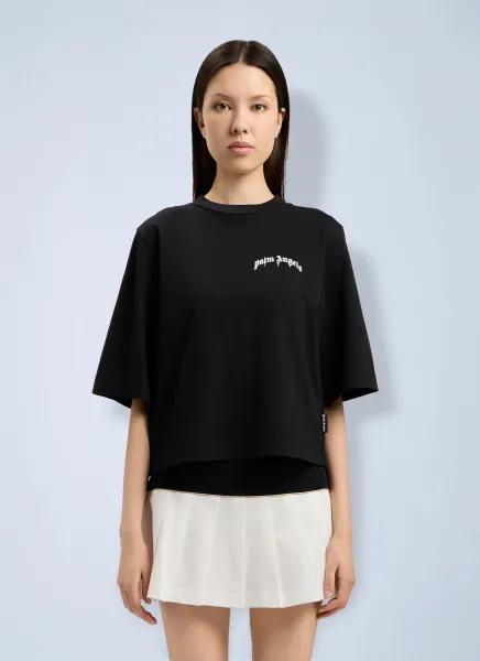 Mini Curved Logo Boxy T-Shirt