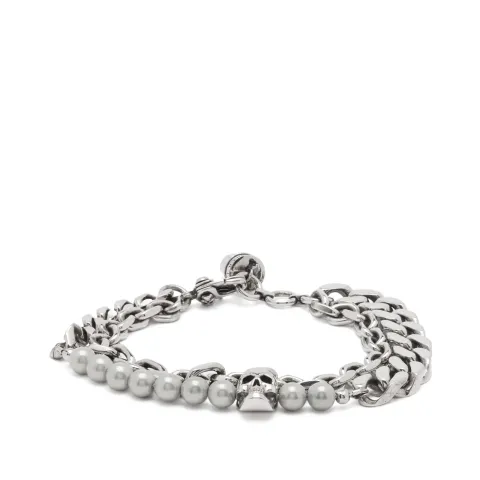 Skull & Pearl Bracelet