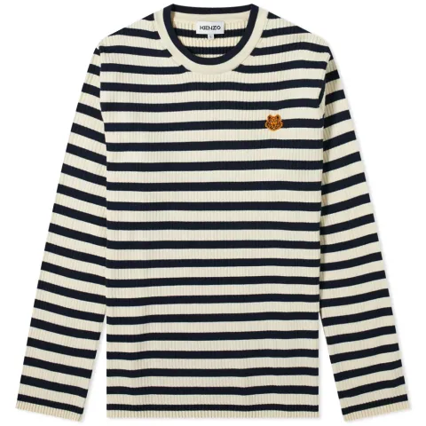 Striped Crest Logo Jumper