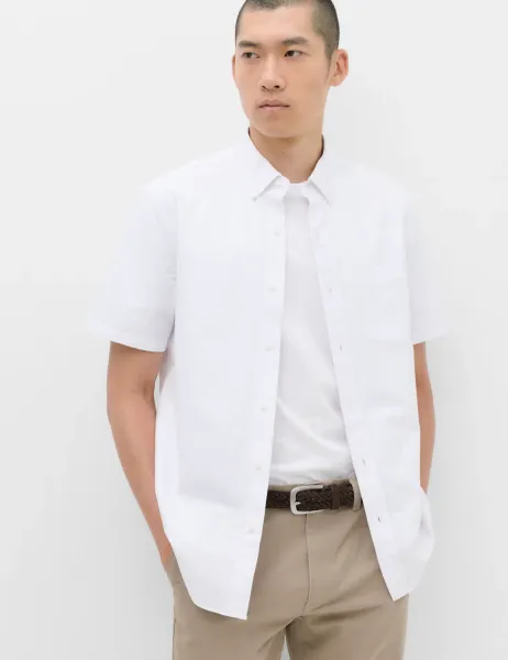 Marks & Spencer Ultimate Pure Cotton Oxford Shirt White