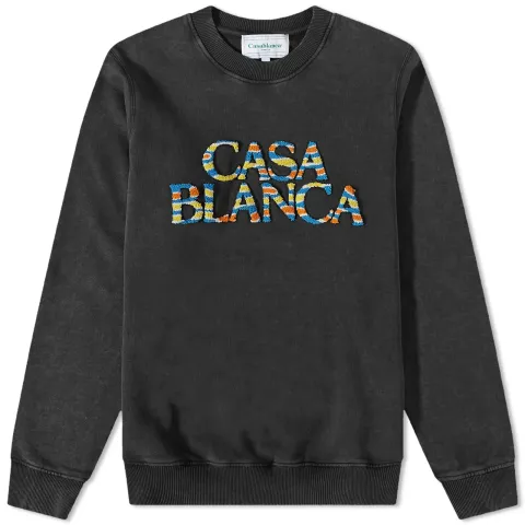 Ange de Jour Stacked Logo Crew Sweat