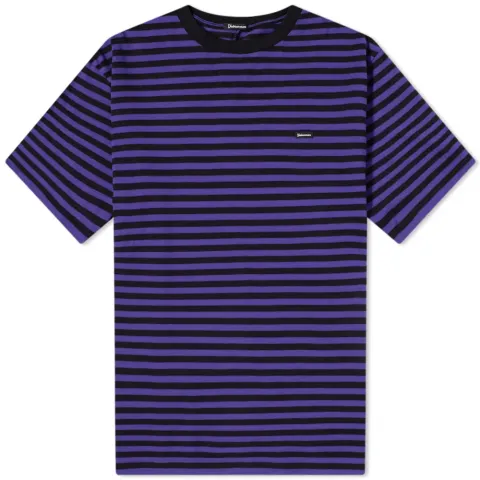 Back Detail Striped Oversized T-Shirt