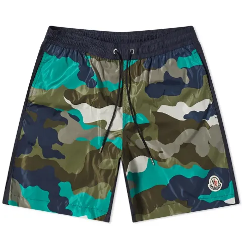 Camo Print Swim Shorts