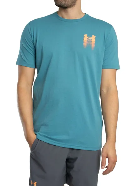 Under Armour Blur Logo Back Graphic Loose T-Shirt
