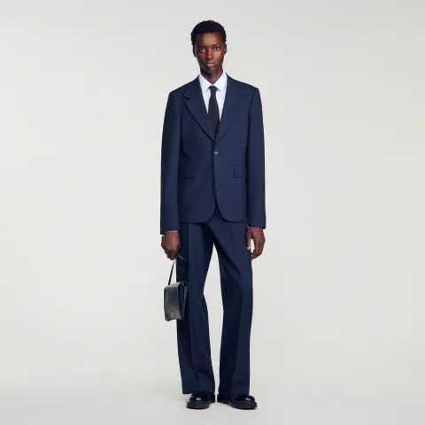 Virgin wool suit jacket