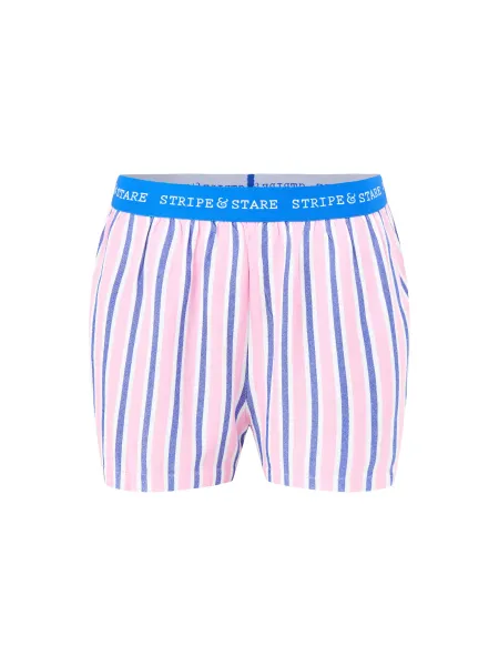 Stripe & Stare Ecovera Pyjama Shorts Stripe