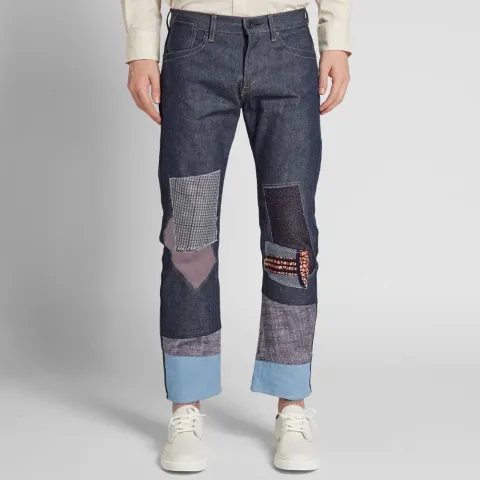 Slim Patchwork Jean