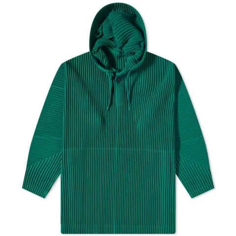 Pleated Popover Hoody