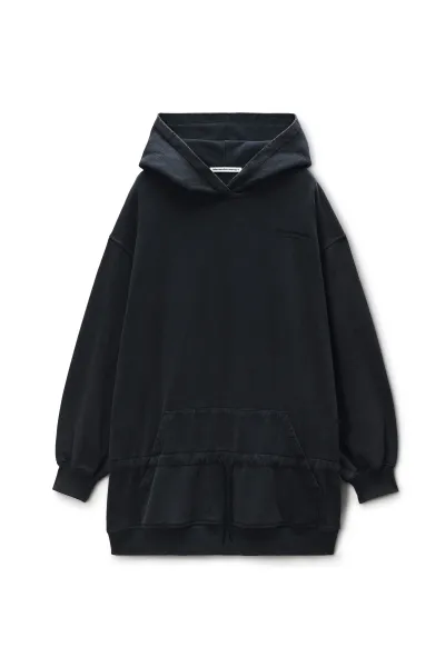 Dropped Waist Hoodie Dress