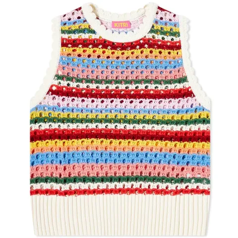 Marley Blanket Stripe Knit Vest