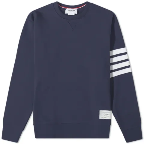 Engineered Stripe Crew Sweat