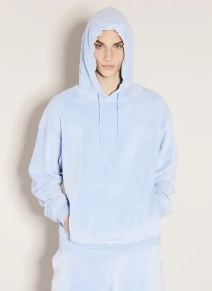 Terry Cloth Hooded Sweatshirt