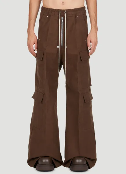 Drawstring Waistband Cargo Pants