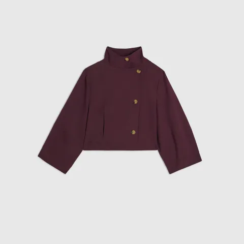 River Island Petite Funnel Neck Cocoon Jacket