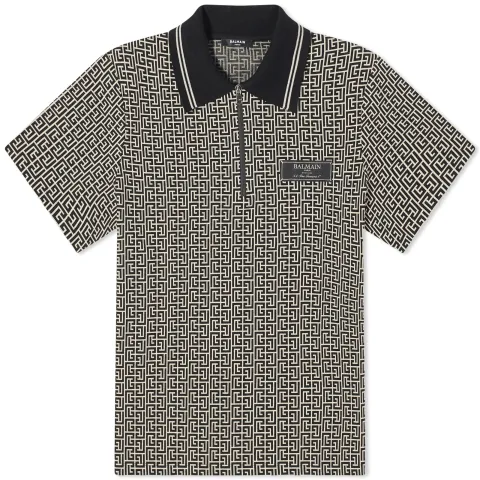 Monogram Jacquard Polo Shirt