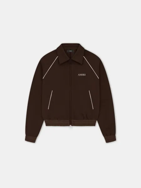 TRACK JACKET - Dark Brown