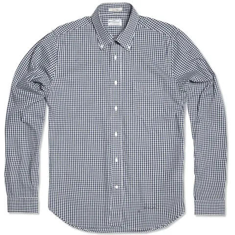 Imported Fabric Gingham Shirt