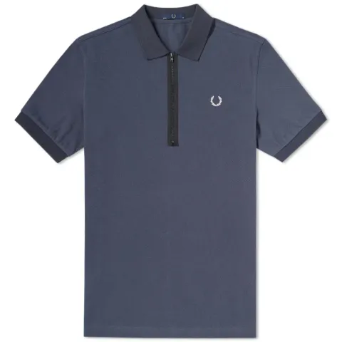 Fred Perry Laurel Half Zip Pique Polo