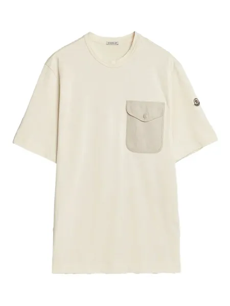 Men Pocket T-Shirt Cream