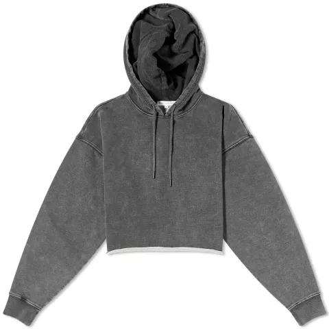 Jeanius Terry Crop Hoodie