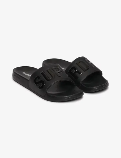 Superdry & Co Pool Sliders Black