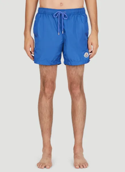 Logo Patch Swim Shorts